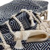 Deerlux 100% Cotton Turkish Bath Towel, 40 x 70 Diamond Peshtemal, Navy, PK 2 QI004004.NV.2